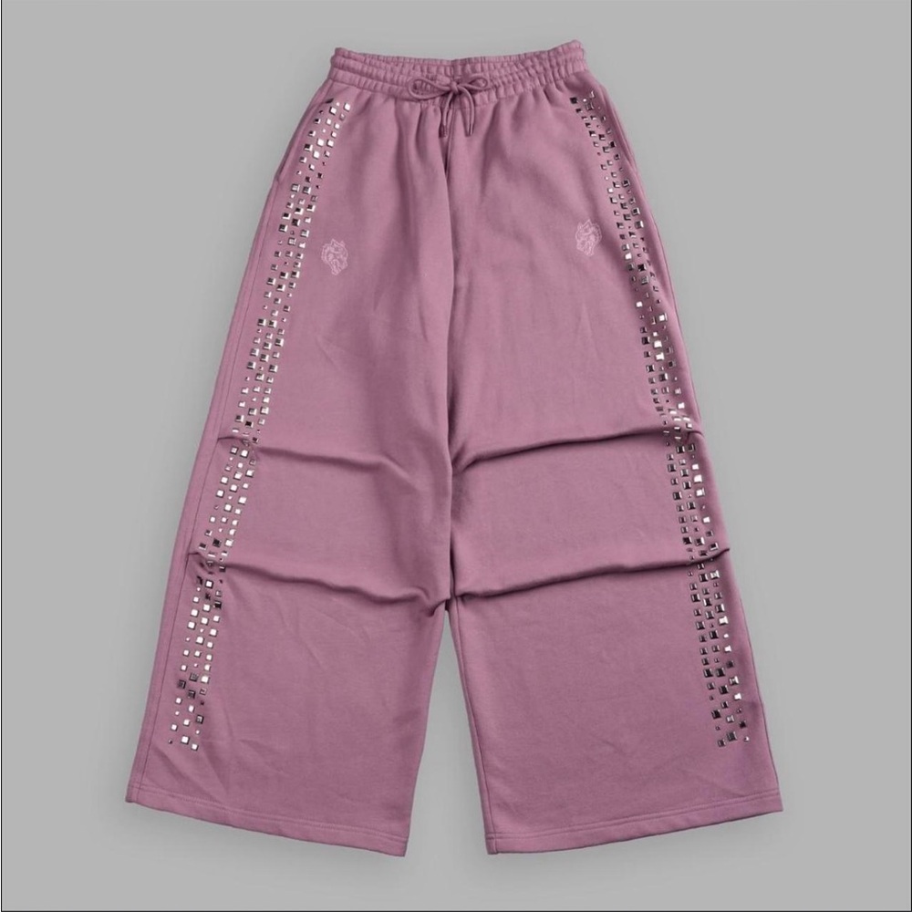 Darc Sport Wide-Leg Pants with Studded Details